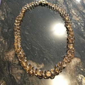 Anzie champagne quartz briolette necklace 18k gold